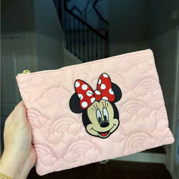 Disney Minnie Mouse Pink Quilted Pouch - Picture 4 of 4